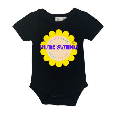 PLUR flower power baby onesie Thumbnail