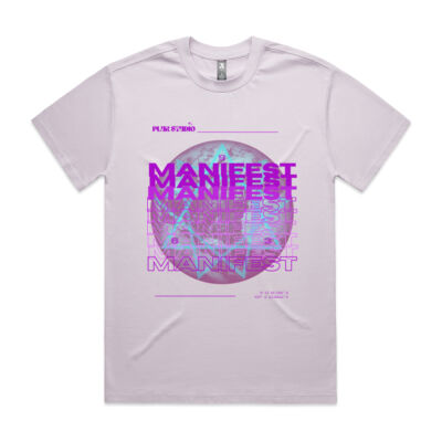 Manifest 369 purple - Heavy Cotton Tee Thumbnail