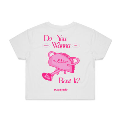 Do you wanna Taco bout it? - Crop AS Tee Thumbnail